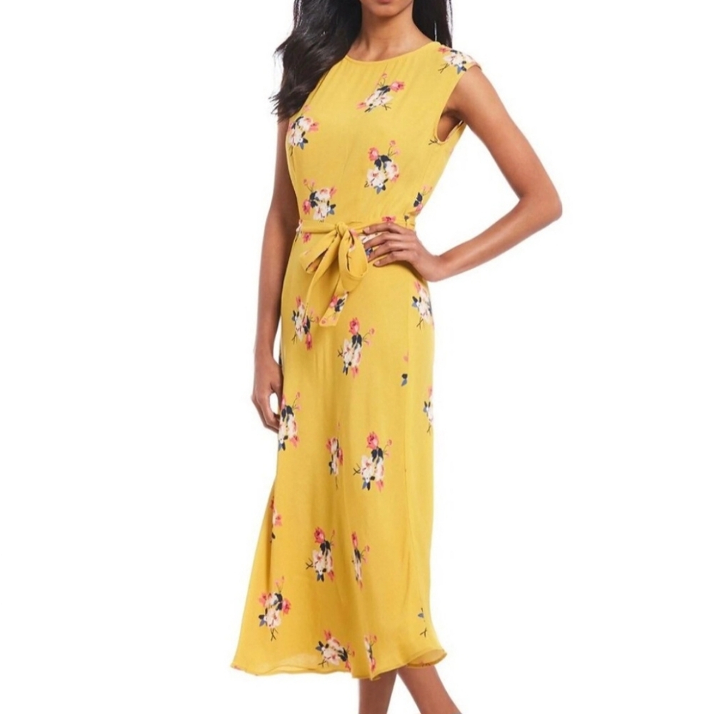 Joules Tie Waist Midi Dress